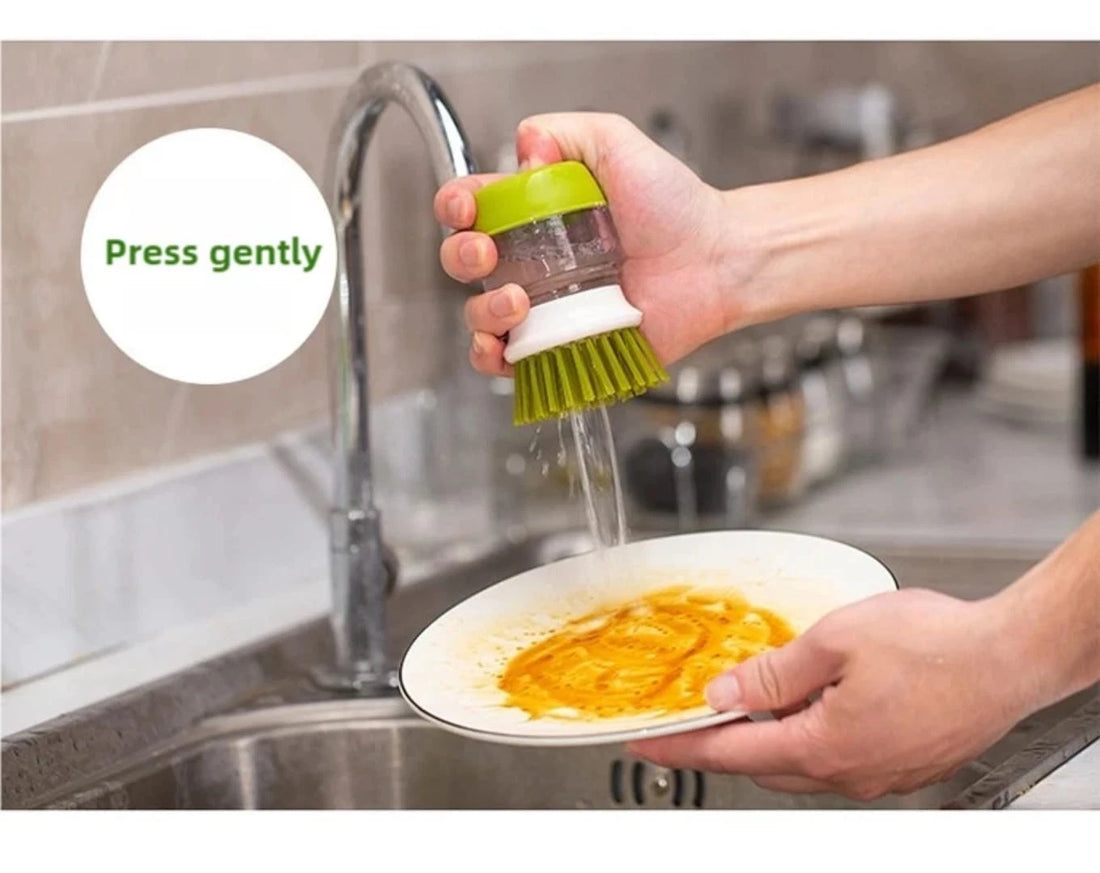 Refillable Soap Dispensing Dish Brush